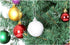 lasenersm 24 Pieces Small 1.18"/3cm Shatterproof Christmas Ball Ornaments Packed in Plastic Barrel Shatterproof Christmas Tree Balls Ornament use ...