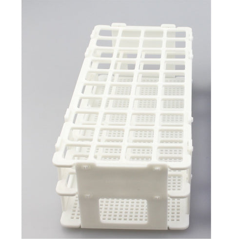 Plastic Test Tube Rack for 20mm, 40 Wells, White,Detachable (40 Hole)...
