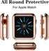 GEAK 3 Pack Compatible with Apple Watch Screen Protector Case 42mm, Full Protective Case HD Ultra-Thin Cover Compatible with iWatch Series 3/2/1 B...