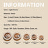 Sewing Buttons - Craft Buttons, 5 Sizes of 100 Pcs Versatile Buttons for Sewing, DIY Projects and Holiday Decoration (Light Brown)...