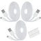 3 Pack 16.4FT USB Power Extension Cable for Yi Camera,Wyze Cam,Oculus Go,Echo Dot Kid Edition,Nest Cam,Netvue,Blink,Furbo Dog,Kasa Cam,YI Dome Hom...