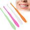 4pcs Dental Toothbrush, Single-Head Toothbrushes for Teeth Braces, Soft Small Head Floss Interdental Cleaners Toothbrush...