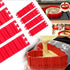 Silicone Cake Mold Cake Shapers Magic Snake DIY Baking Square Rectangular Heart Shape Round Cake Mould,Pack of 8...