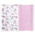 Changing Pad Cover for Girls 2 Pack, Lovely Print Soft Diaper Change Table Sheets, Fit 32"x16" Contoured Pad, Comfy Cozy 2-Pack Cradle Sheets,Flor...