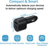 Super Fast Dual Car Charger (25W+15W)-2-Pack PD25W & QC 15W Car Charger Adapter for Samsung Galaxy S24 Ultra/S24/S24+/S23/S23 Ultra/S23+/S22/S22 U...