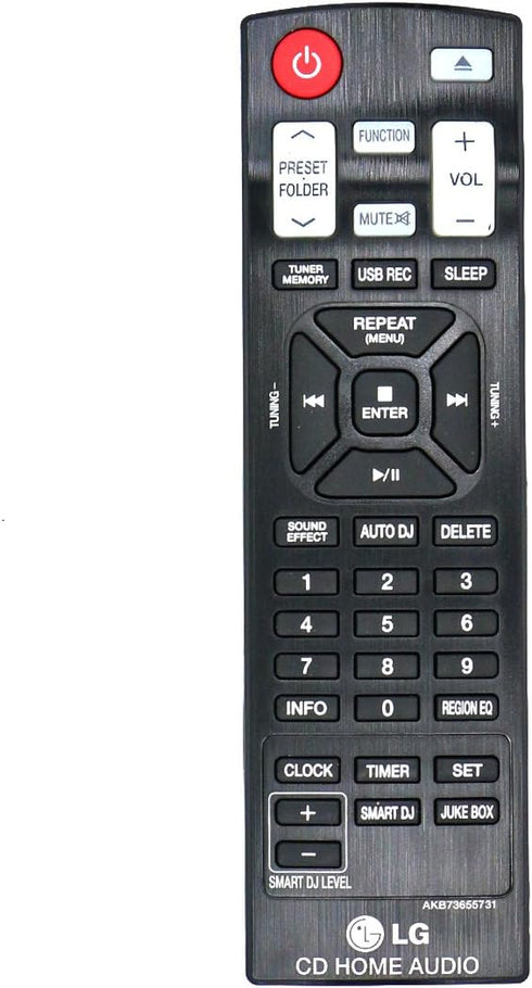 AKB73655731 Replace Remote Control for LG CD Home Audio CM9730 CMS9730F CM9950 CMS9950F CM9940...