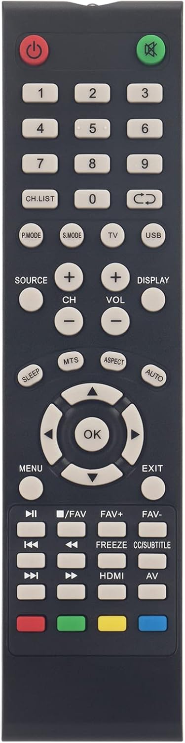 RMT-15 RMT15 Replacement Remote fit for Westinghouse TV LD-4070Z LD-4055 LD-4065 LD-4080 LD-5580Z VR-3730 VR-6025Z VR-5535Z VR-3226 VR-3235 EW24T7...
