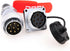DRRI WEIPU AC DC Circuit Signal LED Heavy Duty Industrial Bulkhead Female Plug Male Socket WS28 8-Pin Metal Aviation Circular Square Flange Panel ...