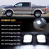 D-Lumina LED License Plate Lights Assembly Clear Lens Compatible with 2003-2018 Dodge Ram 1500 2500 3500 Pickup Truck, Rear Bumper Tag Light 6000K...