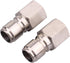 DERNORD Stainless Steel Female Quick Disconnect FPT 3/8" Homebrewing Connector Sanitary Fitting Pack of 2...