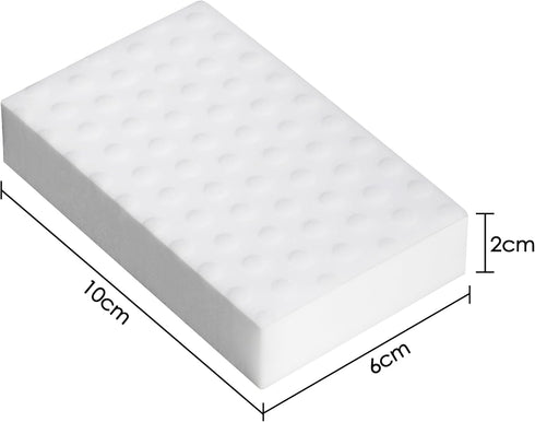 30PCS Magic Sponge Eraser - 2X Density Sponge Foam Cleaning Pads for Kitchen, Bathroom, Furniture, Leather, Floor,Car Cleaning Tool 100x60x20mm...