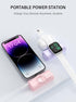 Travel Essentials Portable Charger for iPhone 14 Compact Connector Charging Battery 4500mAh Mini Power Bank Compatible with Apple Watch 9/Ultra2/8...