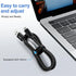 Vortex PD10GB3A-2-2-BLACK Type-C Data Cable 3A fast charging USB3.2 universal Mobile phone Tablet Nylon braid USB charging cable (2 pcs pack)(BLAC...