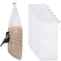 6 Pieces Food Finch Sock Feeder, Thistle Seed Sacks in White, Bird Feeder Socks, Instant Seed Sack Feeder for Wildlife Goldfinch Feeding (White)...
