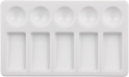U.S. Art Supply 10-Well Plastic Rectangular Artist Painting Palette - Paint Color Mixing Tray - Art Students, Classroom, Craft Projects, Fun Parti...