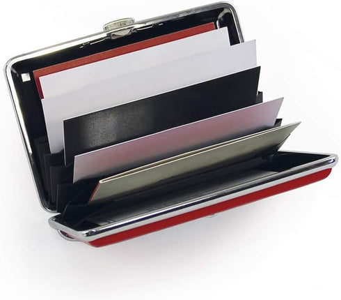 BRISA VW Collection - Volkswagen Business Card Holder Case Etui with T1 Bus Design...