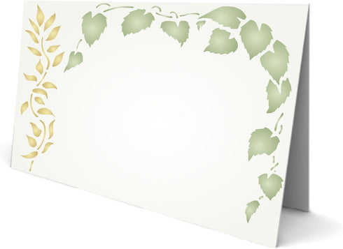 Leaf Stencil, 3.25 x 4 inch - Leaves Vines Stencils for Painting Cards...