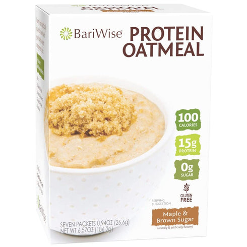 BariWise Instant Protein Oatmeal, Maple & Brown Sugar, No Sugar, Gluten Free, Low Carb (7ct)...