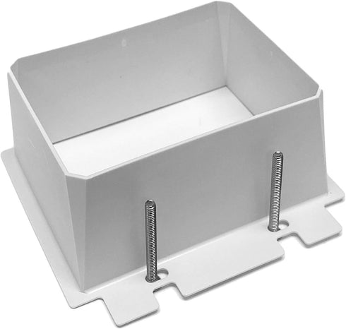iMBAPrice BE2-1 (2-Gang) Electrical Power Outlet Box Extender, White...
