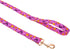 Halloween Dog Leash,Durable Handmade Dog leashes with Soft Handle?Manual Dog Leashes Matching Purple Bat Pumpkin Dog collars for Small Medium Larg...