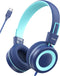 Kids Headphones, Upgrade USB Type C Kids Headphones for School, 94dB Volume Limit Wired On-Ear Headset for Kids/Toddlers/Children/Teens/Boys/Girls...