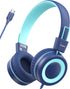 Kids Headphones, Upgrade USB Type C Kids Headphones for School, 94dB Volume Limit Wired On-Ear Headset for Kids/Toddlers/Children/Teens/Boys/Girls...