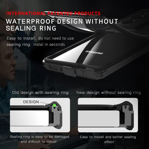 Samsung Galaxy S22 Ultra Case Waterproof with Screen Protector, Full Body Protection Heavy Duty Shockproof Drop Proof Protective Rugged Cases Phon...