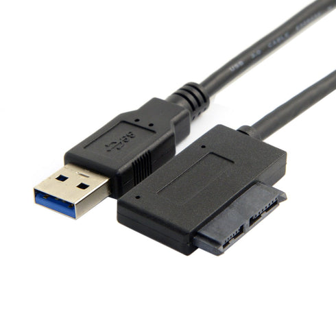 chenyang CY USB 3.0 to 7+6 13Pin Slimline SATA Cable Adapter for Laptop CD DVD ROM Optical Drive...