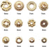 INSPIRELLE 120pcs Spacer Beads Gold Plated Long-Lasting Heishi and Rondelle Bead for Jewelry Bracelet Necklace Making...