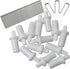 100pcs Plantation Shutter Repair Tool Spring Loaded Shutter Pins and Tilt Rod Louvers Staples for Windows...