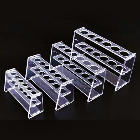 Acrylic Test Tube Holder Rack 6 Sockets for 50ml Centrifuge Tubes Clear (50ml,6 Sockets)...