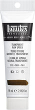 Liquitex Professional Heavy Body Acrylic Paint, 2-oz (59ml) Tube, Transparent Raw Umber...