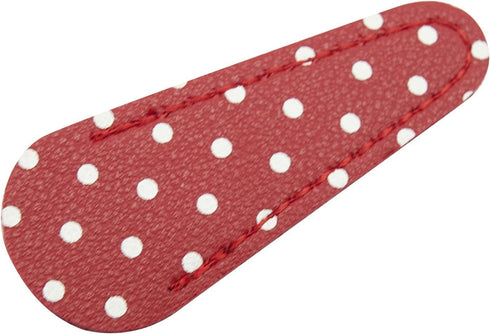 Red Leather Embroidery Scissors Sheath Polka Dot Scissors ive Cover for Scissors ion,Cutting and Measuring Devices,Office Supplies...