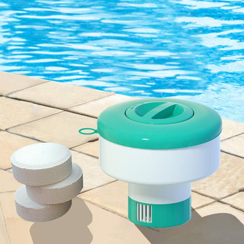 POOLWHALE Pool & Spa Floating Dispenser Collapsible Floater...
