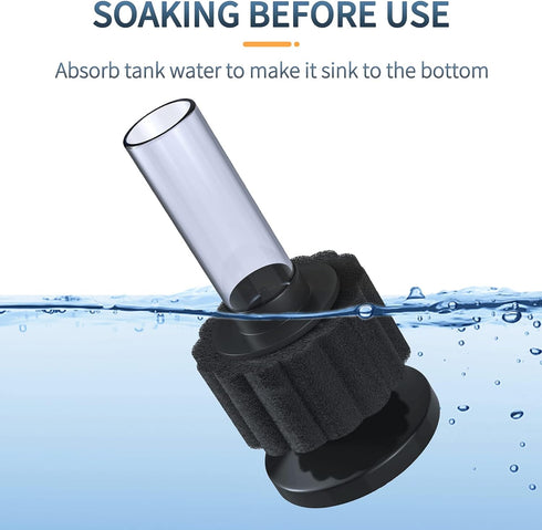 Pawfly Aquarium Nano Bio Sponge Filter Quiet Betta Fry Shrimp Foam Filter Kit with Airline Tubing for Small Fish Tank up to 3 Gallon, 3 Pack...