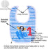 6 Pack Large Cotton Waterproof Baby Toddler Bibs for Drooling Teething Eating Girls Boys 3-24 M...