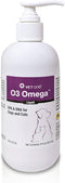 Omega 3 Fish Oil Liquid - Nutritional Fatty Acids EPA & DHA, Omega 3 for Dogs & Cats, Builds Immune & Joint Health, Skin and Coat Supplement for D...