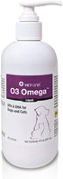 Omega 3 Fish Oil Liquid - Nutritional Fatty Acids EPA & DHA, Omega 3 for Dogs & Cats, Builds Immune & Joint Health, Skin and Coat Supplement for D...