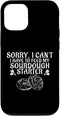 iPhone 12/12 Pro Funny Sourdough Feed My Starter Bread Baker Quote Saying Case...