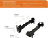 Server Rack Depth Extender - 1U - 6inch / 15.24 cm - TAA Compliant - Recessed Rack Adapter - Rack Mount Adapter Kit - Network Rack Extender...