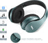 TUINYO Wireless Headphones Over Ear, Bluetooth Headphones with Microphone, Foldable Stereo Wireless Headset- Silver Blue...