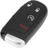 X AUTOHAUX Keyless Entry Remote Car Key Fob 433Mhz 4 Buttons M3N-40821302 for Dodge Journey 2011-2020...