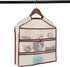 Hanger Diversion Safe, Hanging Closet Safe with Dual-Sided Pocket, Fits Under Hanging Clothes to Hide Guns Money Stash Jewelry Documents Valuables...