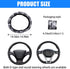 Soft Steering Wheel Cover, 15 Inch Elastic Steering Wheel Protector for Women Girl, Anti-Slip Steering Wheel Vehicle Interior Accessories for Cars...