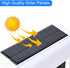 Solar Powered Fake Security Camera, Dummy Simulated CCTV Surveillance System with LED PIR Motion Sensor Detection Light for Indoor Outdoor Home, O...