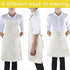 Viedouce 2 Packs Aprons Cooking Kitchen Waterproof,Adjustable Chef Apron with 2 Pockets for Home,Restaurant,Craft,Garden,BBQ,School,Coffee House,A...