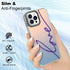 MOWIME Compatible with iPhone 12 Pro Max Gradient Glitter Bling Laser Case with Letter Love Pattern Design for Women Girls Soft TPU Shockproof Pro...