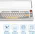 Geekria 75% Knob Keyboard Dust Cover, Clear Acrylic Keypads Cover for 84 Keys Computer Wireless Keyboard, Compatible with EPOMAKER TH80 75% Mechan...