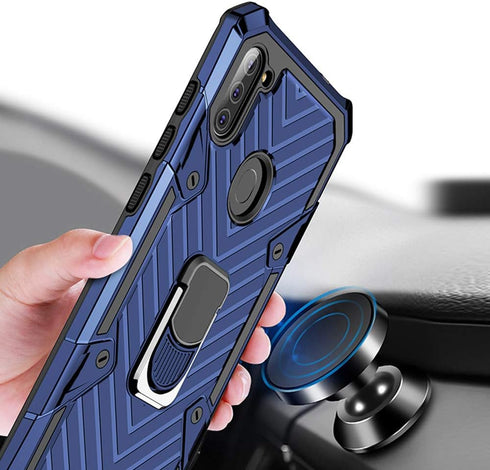 HNHYGETE Samsung Galaxy A11 Case, Samsung A11 Case, with Screen Protector, Shockproof Full Heavy Duty Protective Phone Cases with Kickstand for Sa...