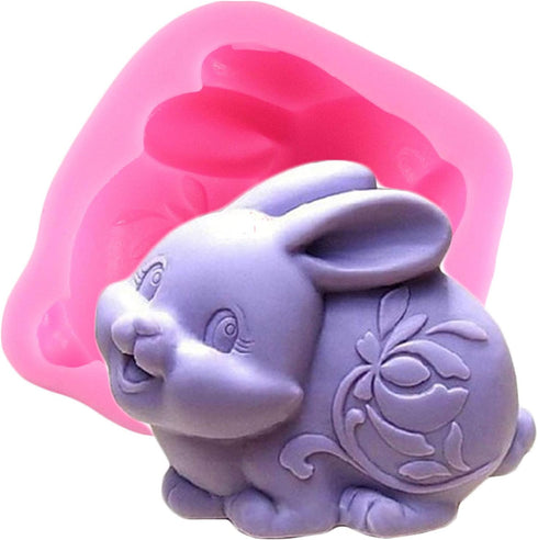 Mujiang Easter Rabbit Cake Decorating Silicone Jello Sugar Chocolate Fondant Molds...